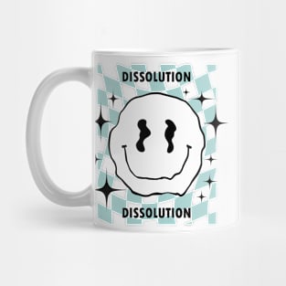 Dissolving Bliss: A Fragmented Smile (Psychedelic Art) Mug